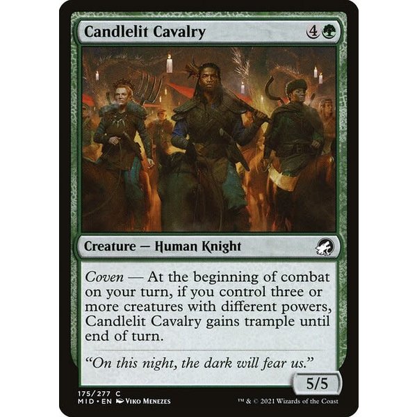 Magic: The Gathering Candlelit Cavalry (175) Lightly Played
