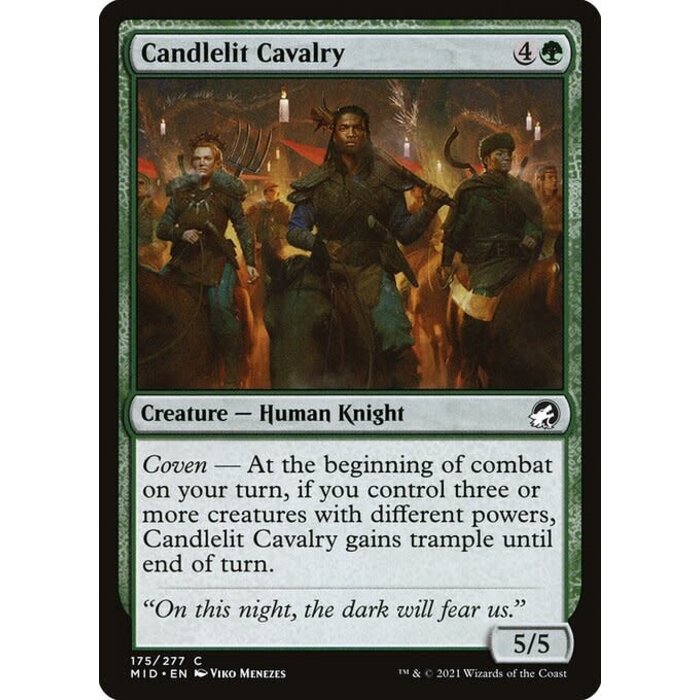 Magic: The Gathering Candlelit Cavalry (175) Lightly Played