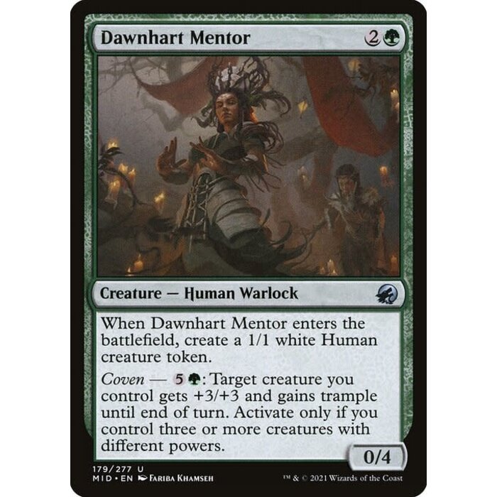 Magic: The Gathering Dawnhart Mentor (179) Lightly Played