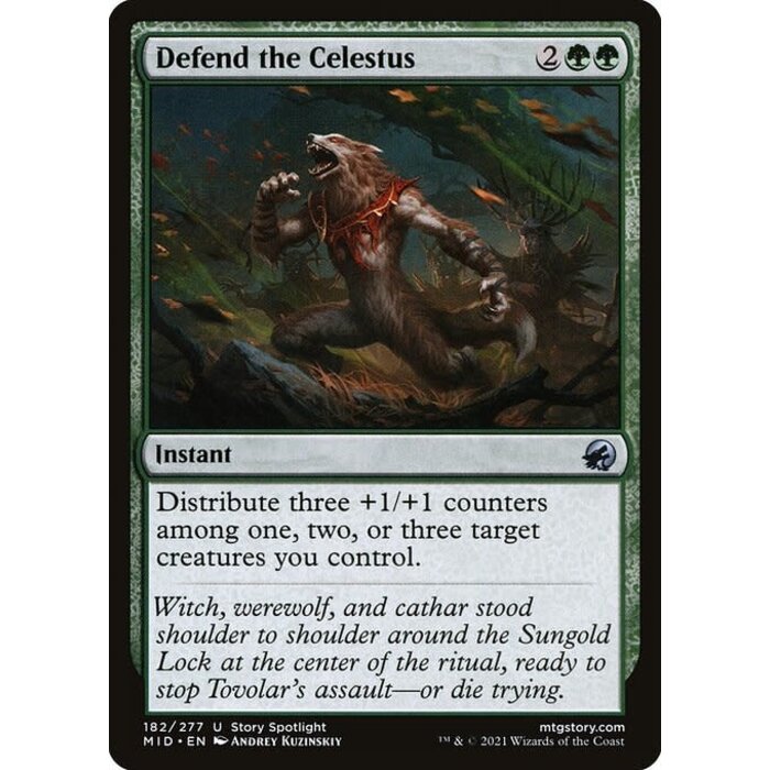 Magic: The Gathering Defend the Celestus (182) Lightly Played