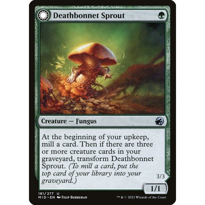 Magic: The Gathering Deathbonnet Sprout (181) Lightly Played
