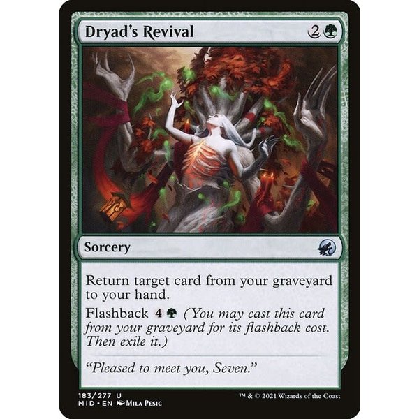 Magic: The Gathering Dryad's Revival (183) Near Mint