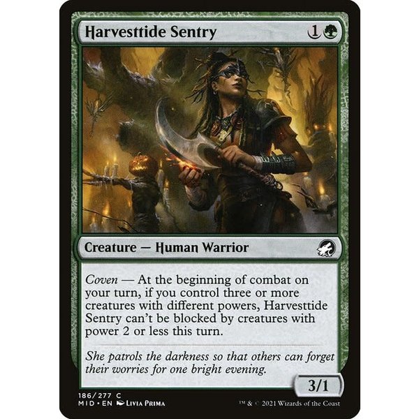 Magic: The Gathering Harvesttide Sentry (186) Lightly Played