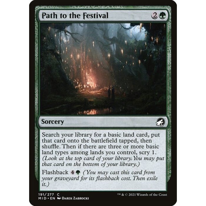 Magic: The Gathering Path to the Festival (191) Lightly Played