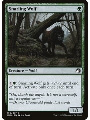 Magic: The Gathering Snarling Wolf (199) Near Mint Foil