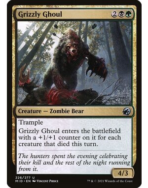 Magic: The Gathering Grizzly Ghoul (226) Lightly Played Foil
