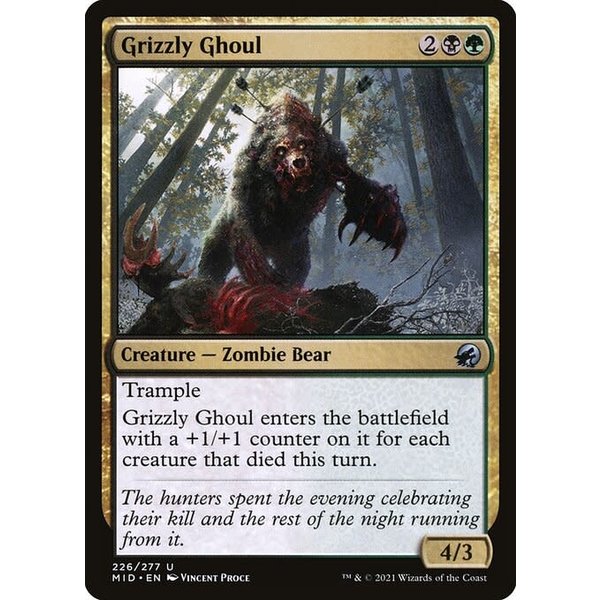 Magic: The Gathering Grizzly Ghoul (226) Lightly Played Foil