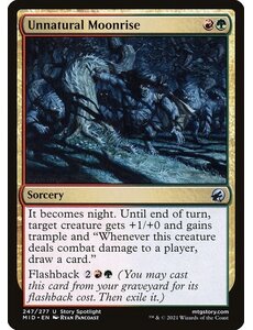 Magic: The Gathering Unnatural Moonrise (247) Near Mint