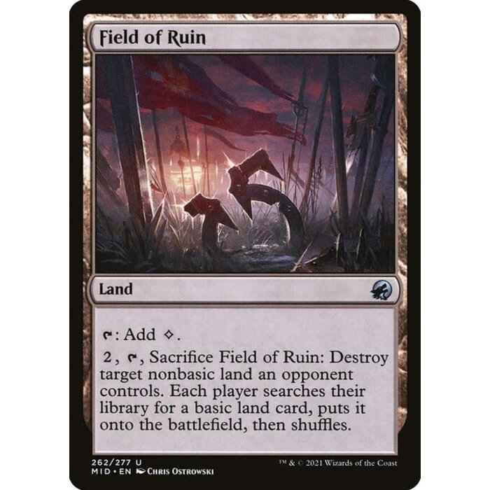 Magic: The Gathering Field of Ruin (262) Lightly Played