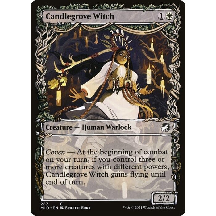 Magic: The Gathering Candlegrove Witch (Showcase) (287) Near Mint