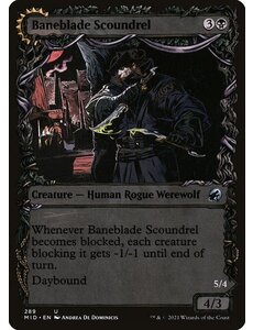 Magic: The Gathering Baneblade Scoundrel (Showcase) (289) Near Mint