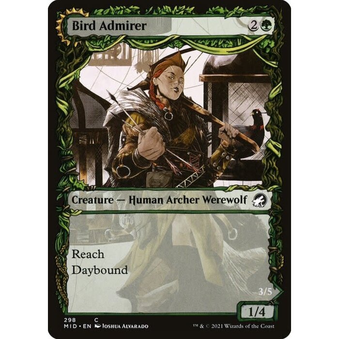 Magic: The Gathering Bird Admirer (Showcase) (298) Lightly Played