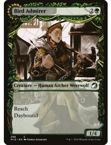 Magic: The Gathering Bird Admirer (Showcase) (298) Near Mint Foil