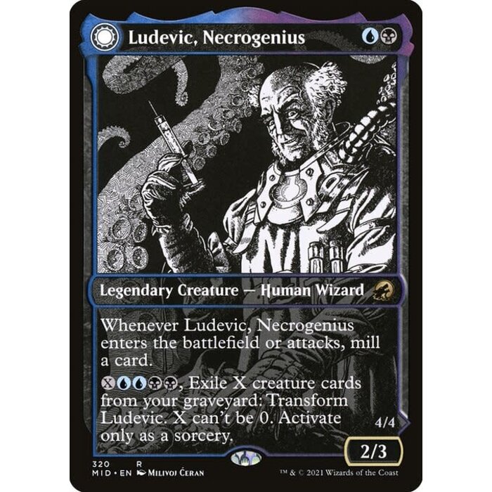 Magic: The Gathering Ludevic, Necrogenius (Showcase) (320) Near Mint