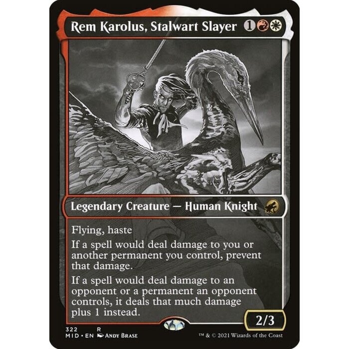 Magic: The Gathering Rem Karolus, Stalwart Slayer (Showcase) (322) Near Mint