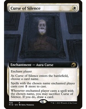 Magic: The Gathering Curse of Silence (Extended Art) (326) Near Mint