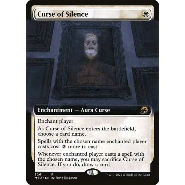 Magic: The Gathering Curse of Silence (Extended Art) (326) Near Mint