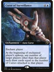 Magic: The Gathering Curse of Surveillance (Extended Art) (334) Lightly Played