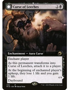 Magic: The Gathering Curse of Leeches (Extended Art) (345) Near Mint