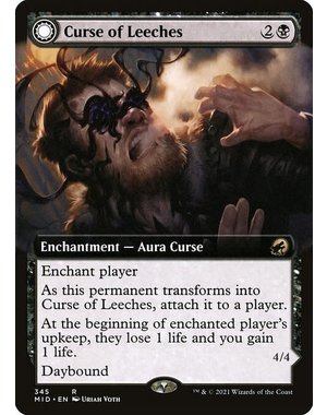 Magic: The Gathering Curse of Leeches (Extended Art) (345) Near Mint