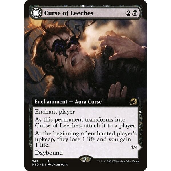 Magic: The Gathering Curse of Leeches (Extended Art) (345) Near Mint