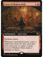 Magic: The Gathering Curse of Shaken Faith (Extended Art) (353) Lightly Played