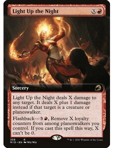 Magic: The Gathering Light Up the Night (Extended Art) (356) Lightly Played