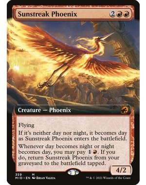 Magic: The Gathering Sunstreak Phoenix (Extended Art) (359) Lightly Played