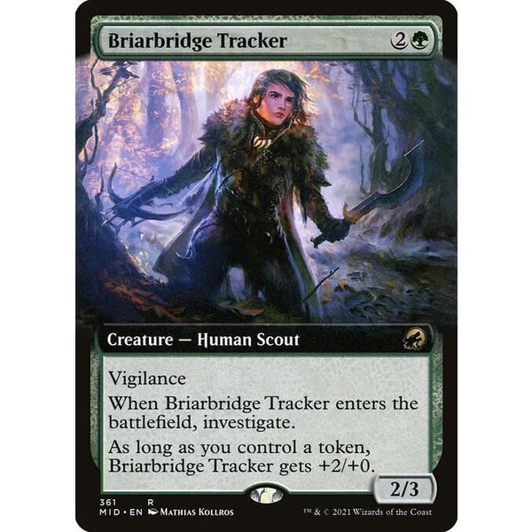 Magic: The Gathering Briarbridge Tracker (Extended Art) (361) Near Mint