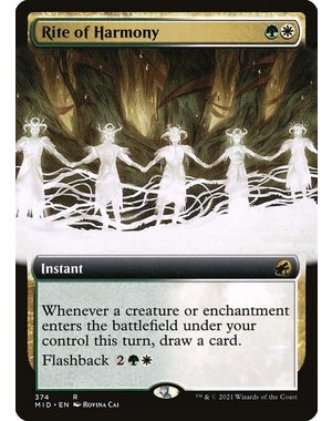 Magic: The Gathering Rite of Harmony (Extended Art) (374) Lightly Played