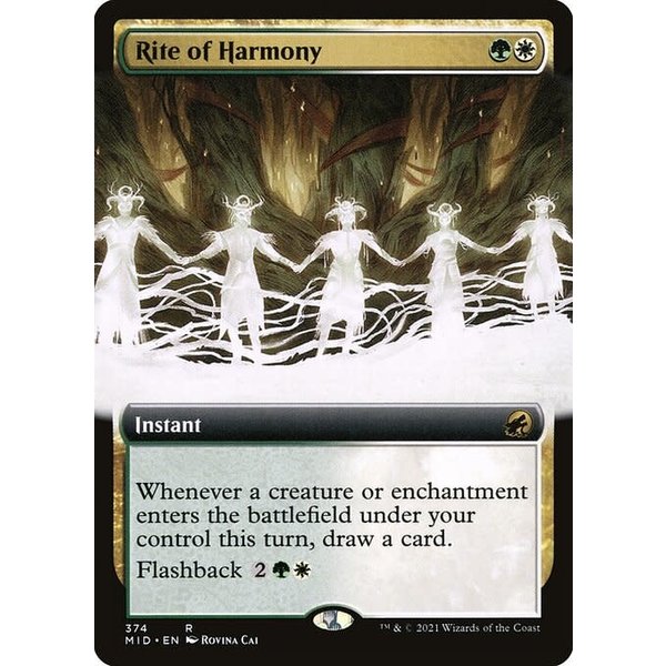 Magic: The Gathering Rite of Harmony (Extended Art) (374) Lightly Played