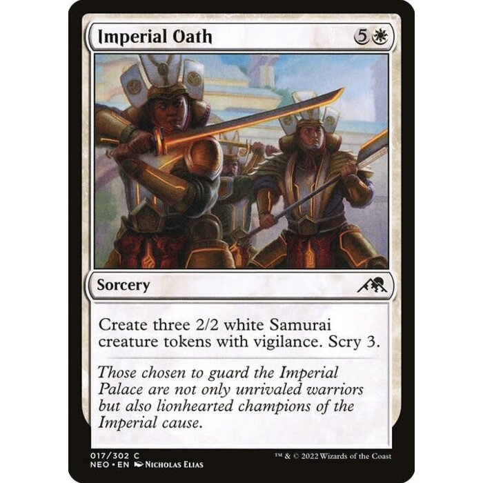 Magic: The Gathering Imperial Oath (017) Near Mint