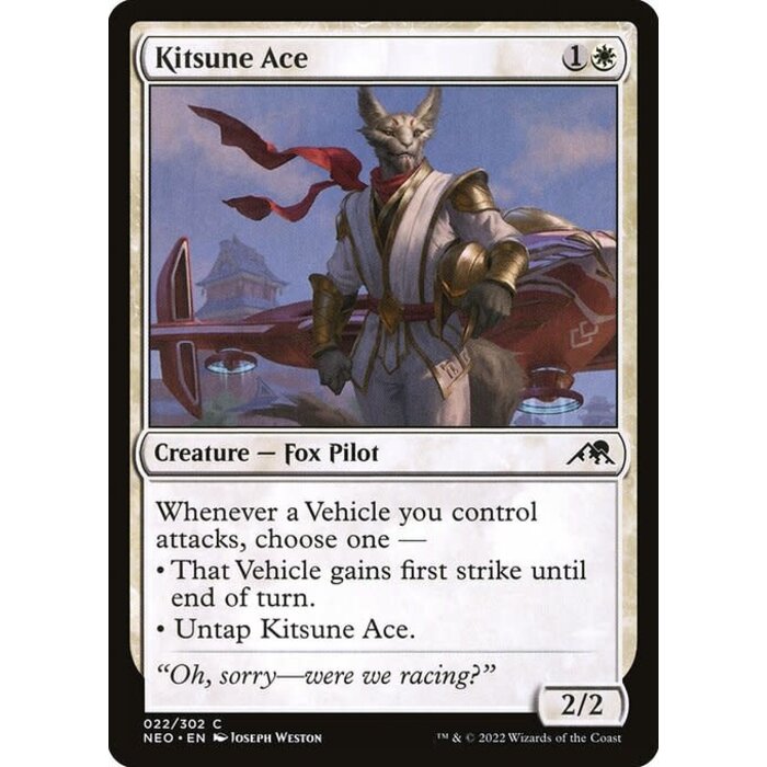 Magic: The Gathering Kitsune Ace (022) Lightly Played