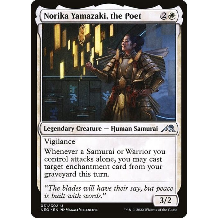 Magic: The Gathering Norika Yamazaki, the Poet (031) Near Mint