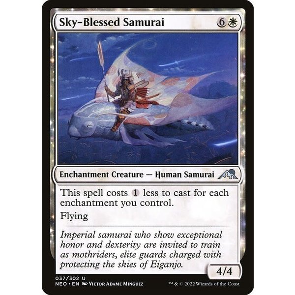Magic: The Gathering Sky-Blessed Samurai (037) Near Mint