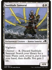 Magic: The Gathering Sunblade Samurai (039) Near Mint
