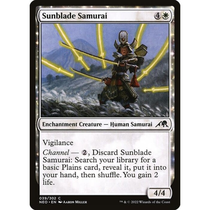 Magic: The Gathering Sunblade Samurai (039) Near Mint