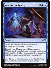 Magic: The Gathering Anchor to Reality (045) Near Mint
