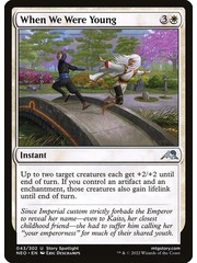 Magic: The Gathering When We Were Young (043) Near Mint