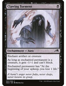 Magic: The Gathering Clawing Torment (091) Near Mint