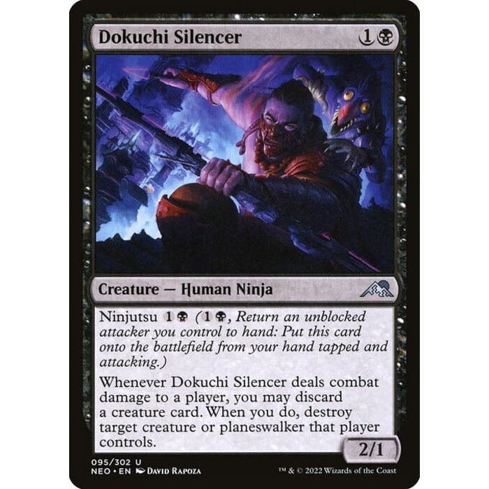 Magic: The Gathering Dokuchi Silencer (095) Near Mint