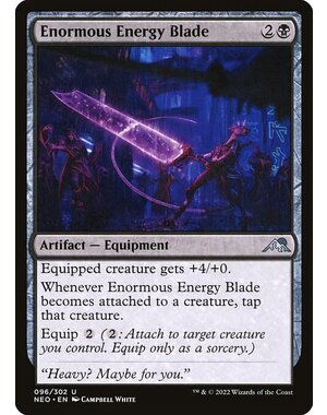Magic: The Gathering Enormous Energy Blade (096) Lightly Played