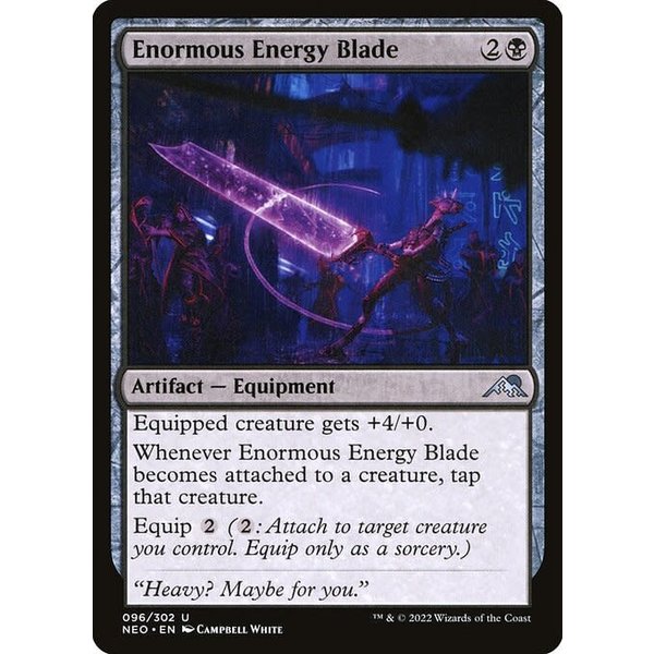 Magic: The Gathering Enormous Energy Blade (096) Lightly Played