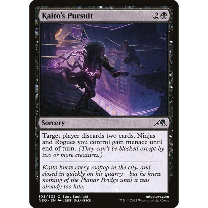 Magic: The Gathering Kaito's Pursuit (103) Near Mint