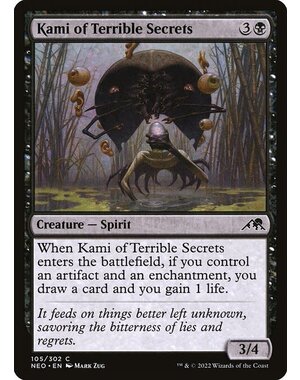 Magic: The Gathering Kami of Terrible Secrets (105) Lightly Played