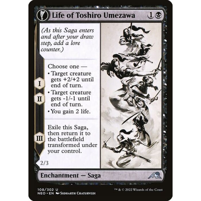 Magic: The Gathering Life of Toshiro Umezawa (108) Near Mint
