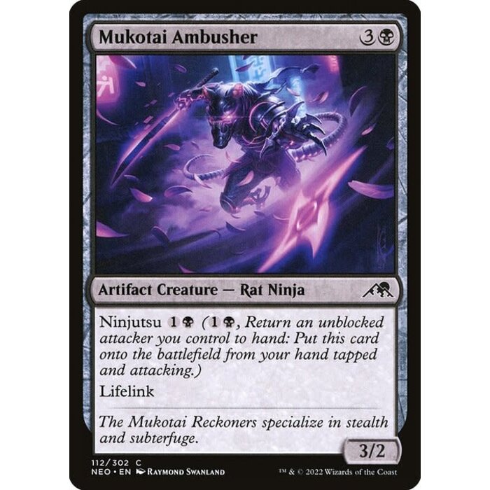 Magic: The Gathering Mukotai Ambusher (112) Near Mint