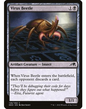 Magic: The Gathering Virus Beetle (128) Near Mint