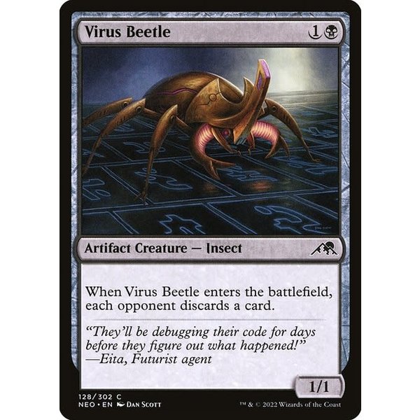 Magic: The Gathering Virus Beetle (128) Near Mint