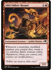 Magic: The Gathering Akki Ember-Keeper (130) Damaged